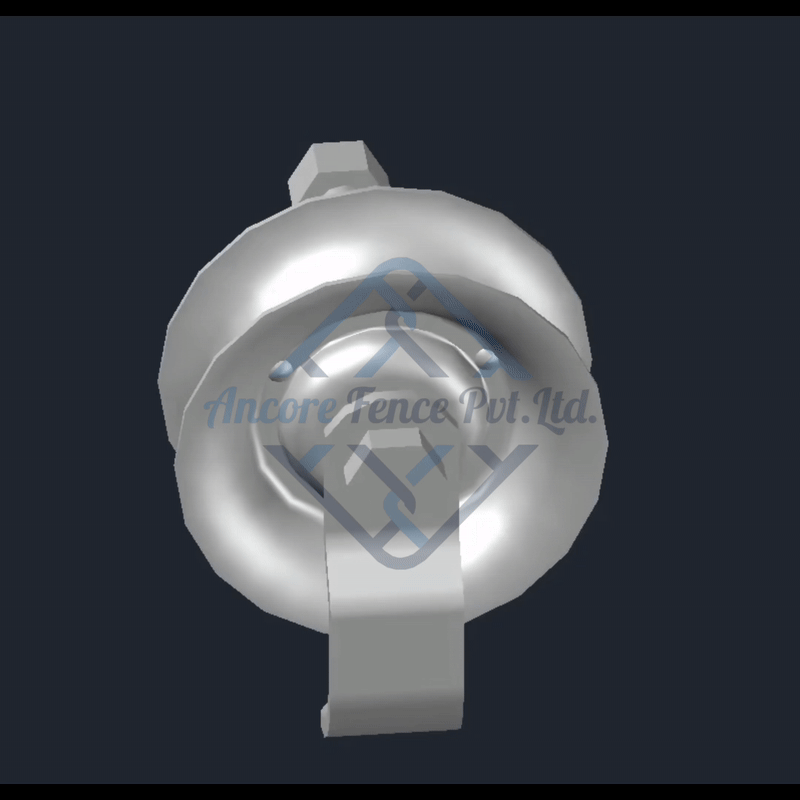 Track Wheel Safety Rear Wheel Bracket